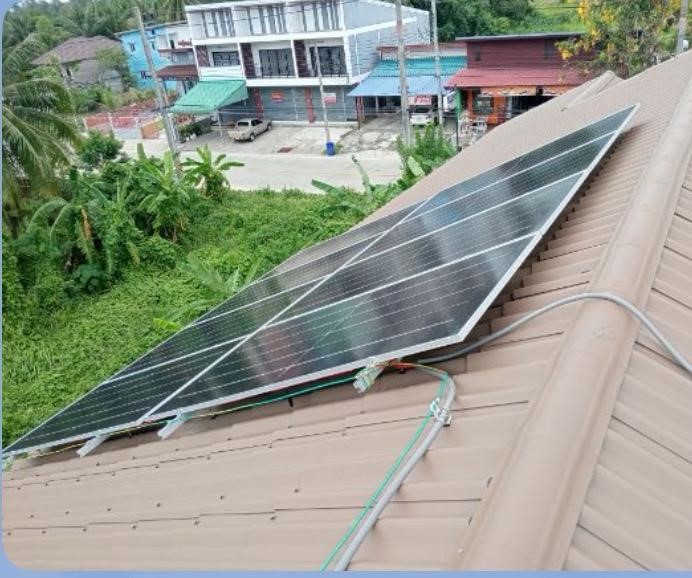 Local team solar installation Khanom